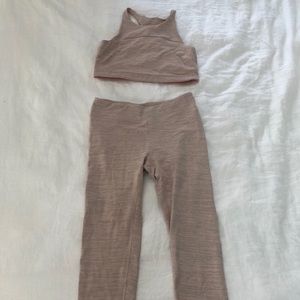 Outdoor Voices TechSweat Set in Beach